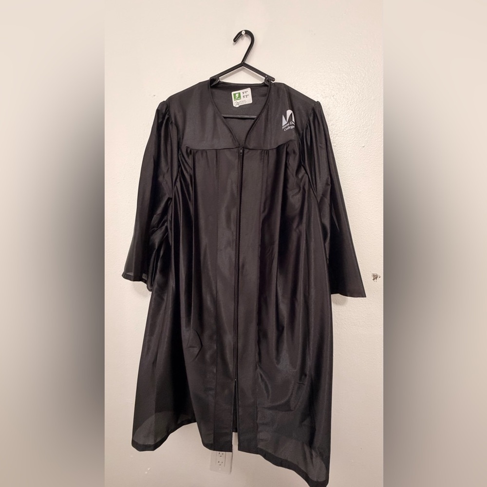Black Graduation Gown with Logo (MDC)